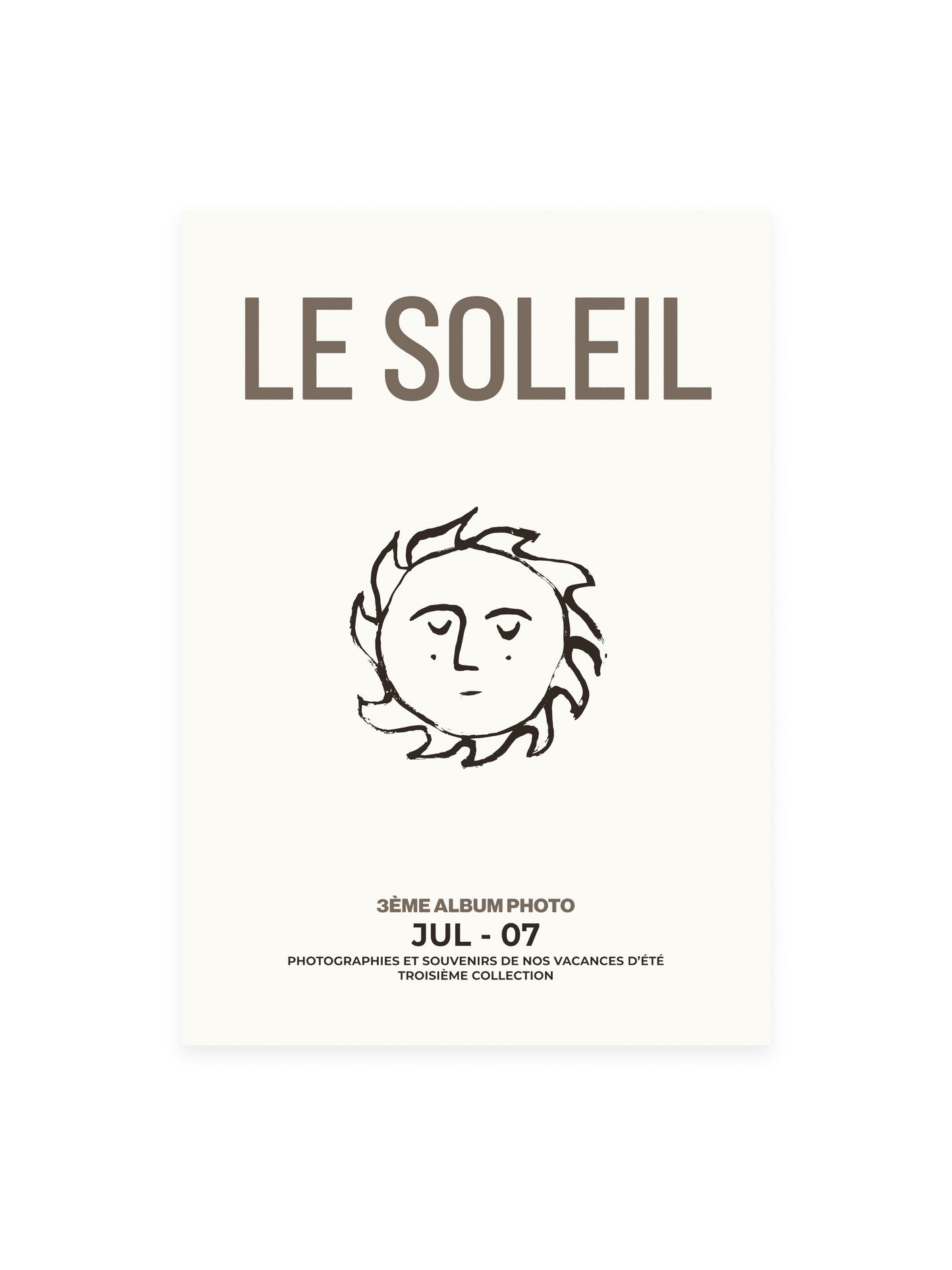 Postkarte 'Le Soleil'