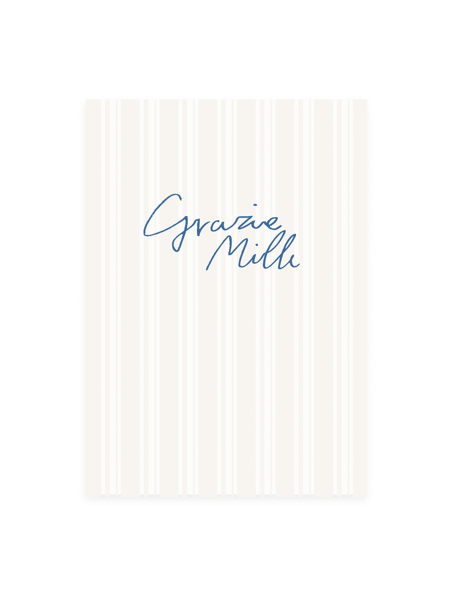 Postkarte 'Grazie Mille'