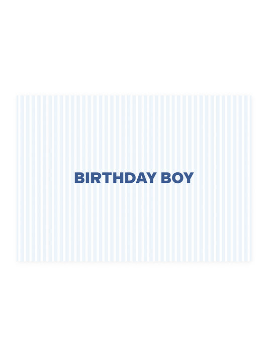 Postkarte 'Birthday Boy'