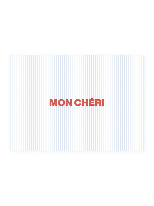 Postkarte 'Mon Chéri'