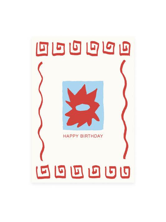Postkarte 'Happy Birthday'