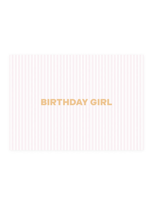 Postkarte 'Birthday Girl'