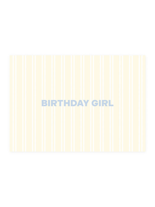 Postkarte 'Birthday Girl'