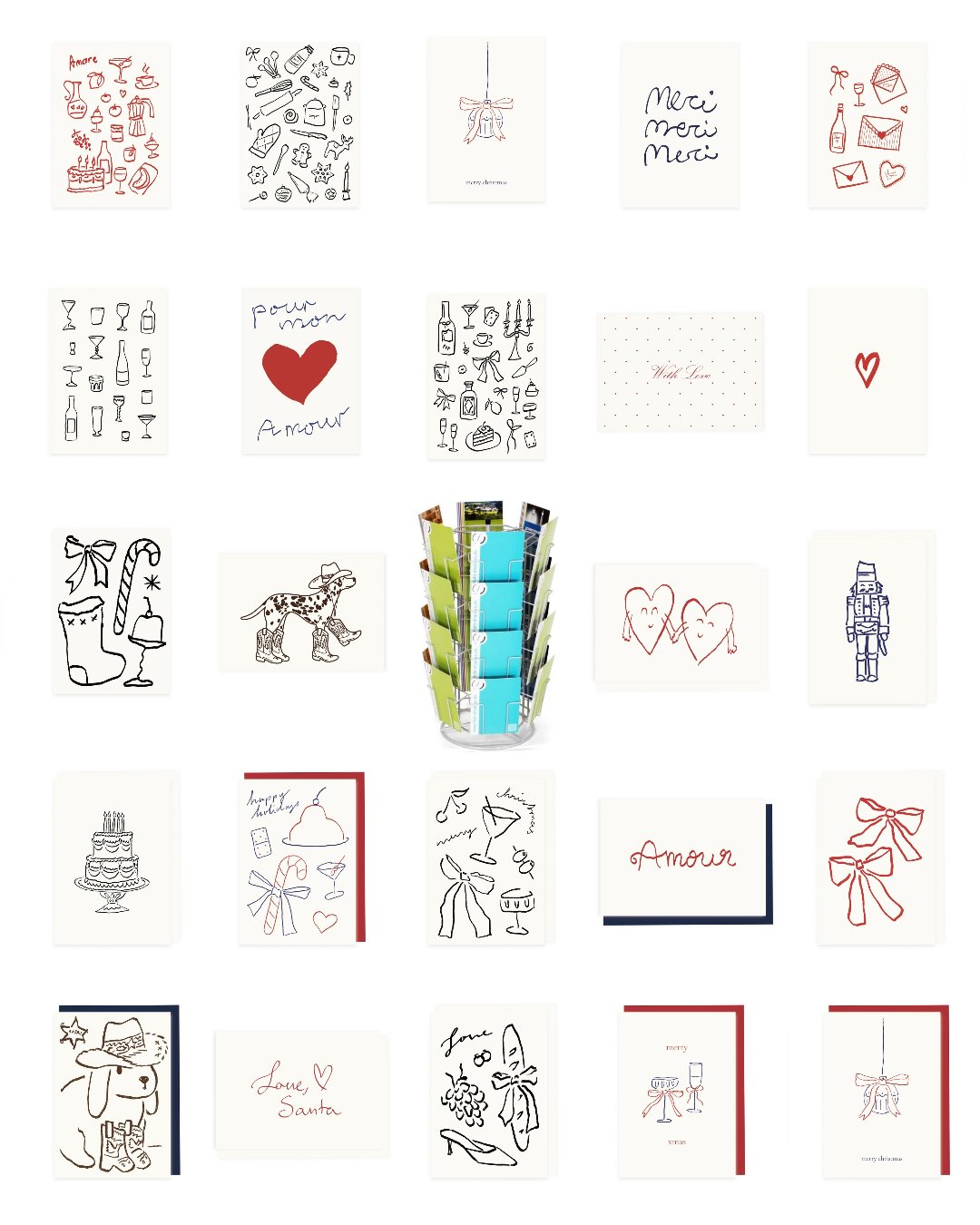 Postcards & Greeting Cards Bestseller Pack with 24 Designs
(12 Postcard Designs & 12 Greeting Card Designs)