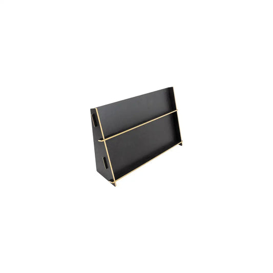 Postkartenständer für 6-8 Postkarten (Schwarz)